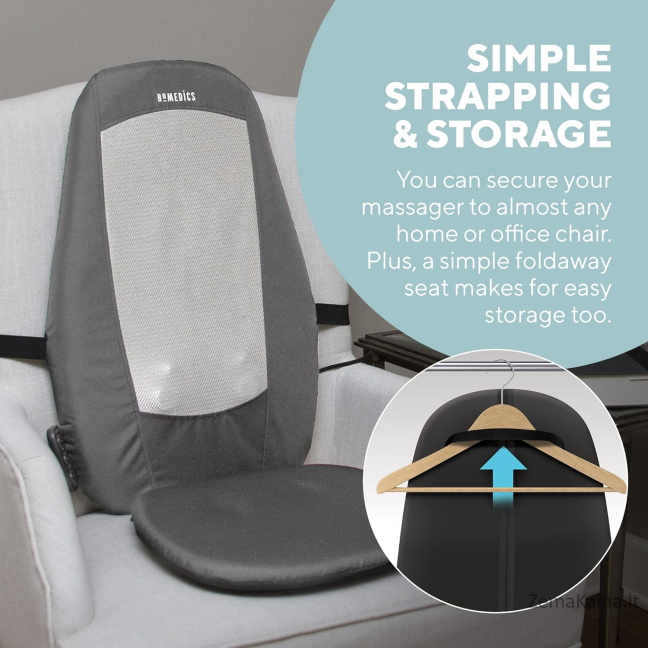 Homedics SBM-180H-EU Shiatsu Massager Cushion heat 6