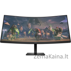 HP OMEN by HP 34c kompiuterio monitorius 86,4 cm (34") 3440 x 1440 pikseliai Wide Quad HD LED Juoda
