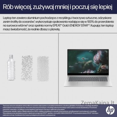 HP Envy 17-cw0229nw i5-13500H 17.3"FHD IPS 300nits 16GB DDR4 SSD512 Intel Iris Xe IR Camera Win11 2Y Natural Silver 12