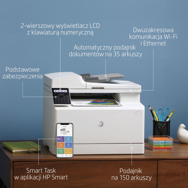 HP Color LaserJet Pro M183fw Lazeris 600 x 600 DPI 16 ppm „Wi-Fi“ 8