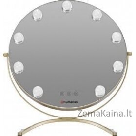 Humanas kosmetinis veidrodis Humanas HS-HM03 makiažo veidrodis su LED apšvietimu