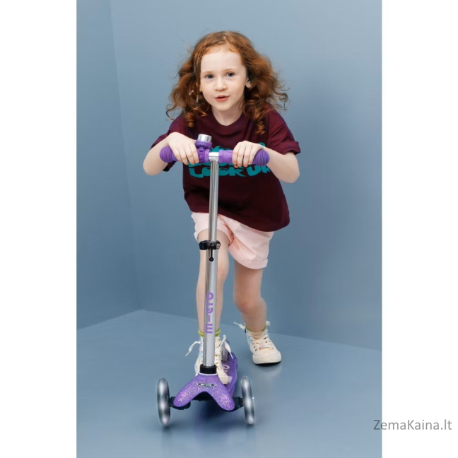 Hulajnoga Mini Micro Deluxe Fairy Glitter LED Purple 4