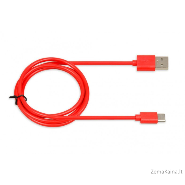 I-BOX USB 2.0 C TIPO KABELIS, 2A 1M RAUDONAS