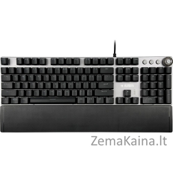 iBox Aurora K-3 USB QWERTY klaviatūra Sidabrinė