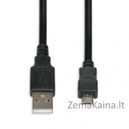 iBox IKU2M18 USB kabelis 1,8 m USB 2.0 USB A Micro-USB B Juoda