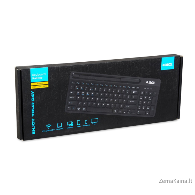IBOX Kallisto BT/2.4GHZ belaidė klaviatūra 4