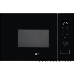 Įmontuojama mikrobangų krosnelė AEG MSB2057D-B juodos spalvos