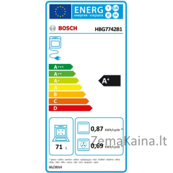 Įmontuojama orkaitė Bosch HBG7742B1