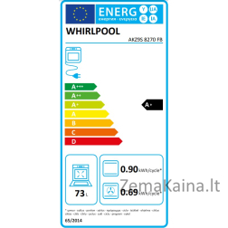 Įmontuojama orkaitė Whirlpool AKZ9S 8270 FB, su pirolize