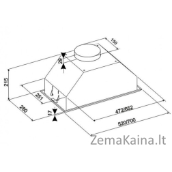 Įmontuojamas gartraukis ELEYUS MOD L 16 200 52 IS