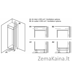 Įmontuojamas šaldytuvas Bosch KIR81ADD0