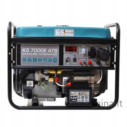 KÖNNER & SÖHNEN BENZINO GENERATORIUS 5.0kW 230V KS 7000E ATS, ELEKTRINIS PALEIDIMAS