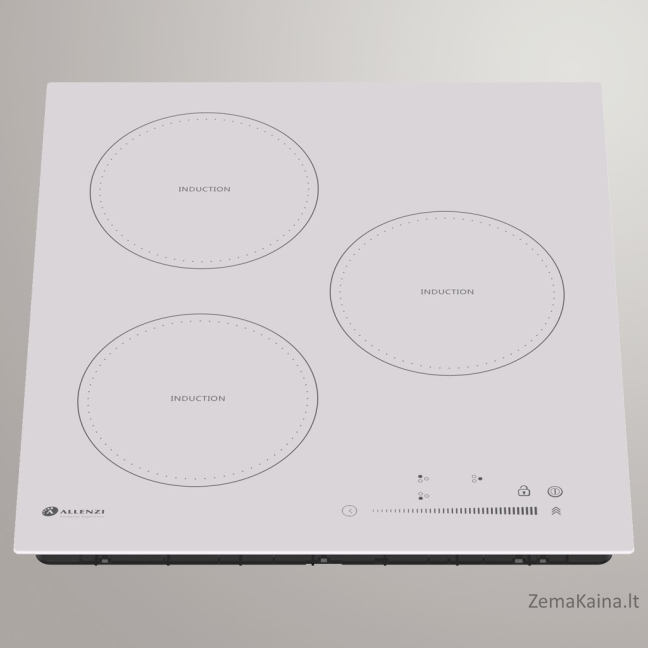 Įmontuojama indukcinė kaitlentė Allenzi PI 40 White 2