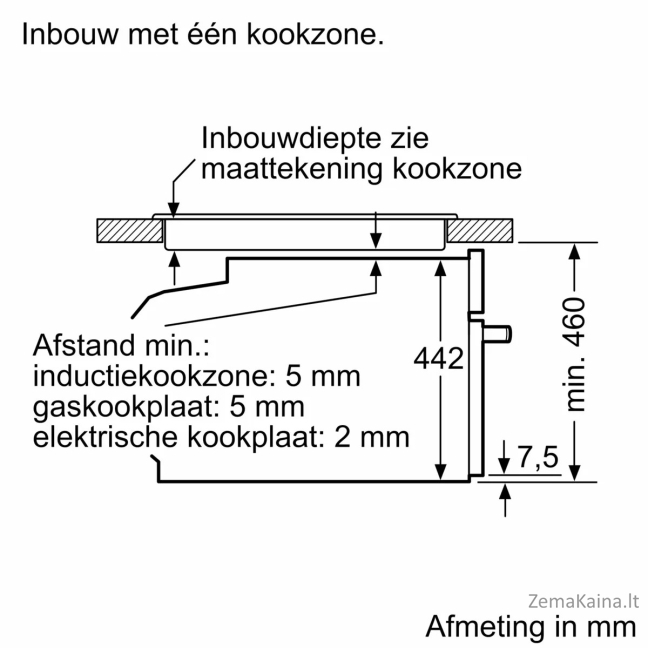 Įmontuojama kompaktiška orkaitė Siemens CB734G1B1 8