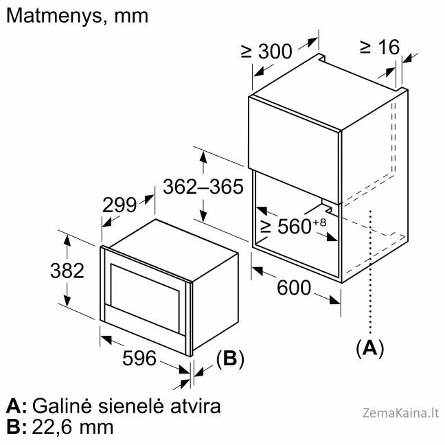Įmontuojama mikrobangų krosnelė Neff N 70, NR9WR21Y1 1