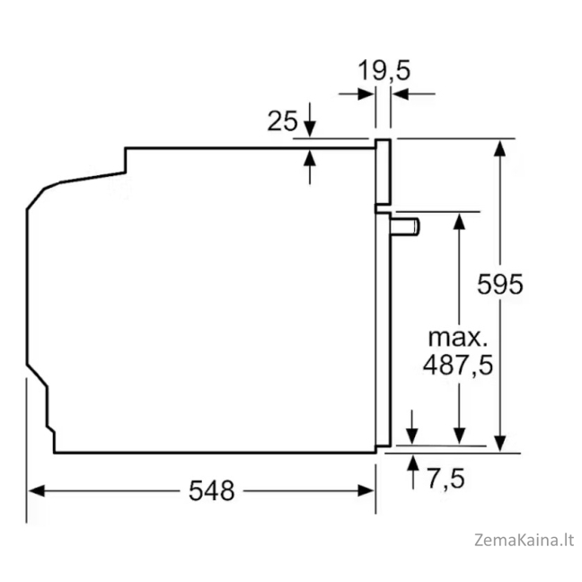 Įmontuojama orkaitė Bosch HBG578EB7 2