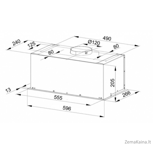 Įmontuojamas gartraukis Schlosser FG60PBIX 1