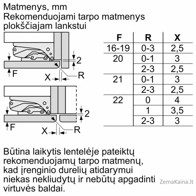 Įmontuojamasis šaldytuvas Bosch KIR81SDD0 6