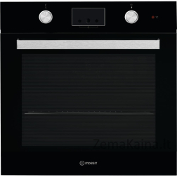 Indesit IFW 65Y0 J BL orkaitė 66 L A Juoda, Nerūdijančiojo plieno