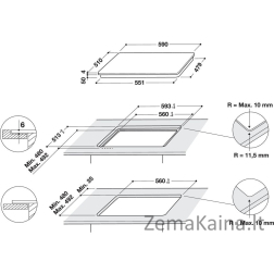 Indukcinė kaitlentė Whirlpool WL S7960 NE