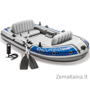 Intex pripučiama valtis Excursion 4 rinkinys