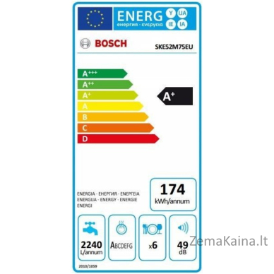 Indaplovė Bosch SKE52M75EU 1