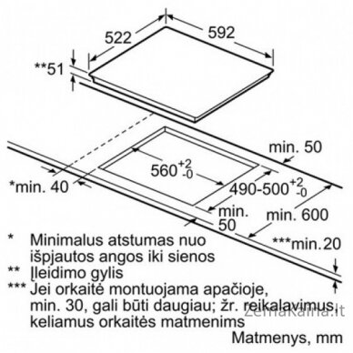 Indukcinė kaitlentė Bosch PXE651FC1E 2