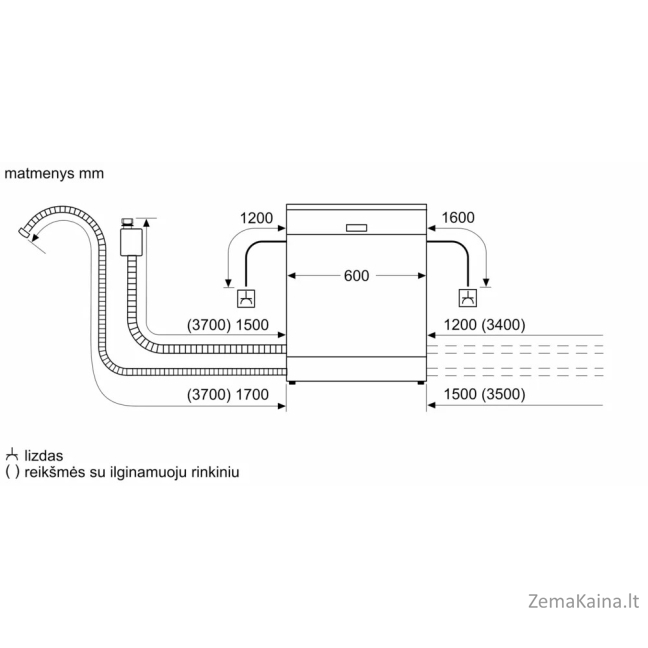 Indaplovė Bosch SMV4HMX02S 1