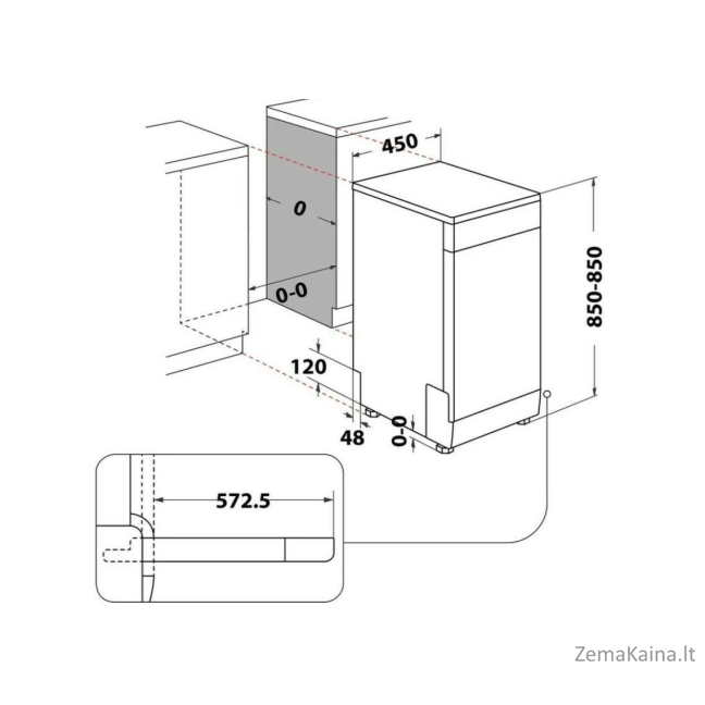 Indaplovė INDESIT DF9E 1B10 4