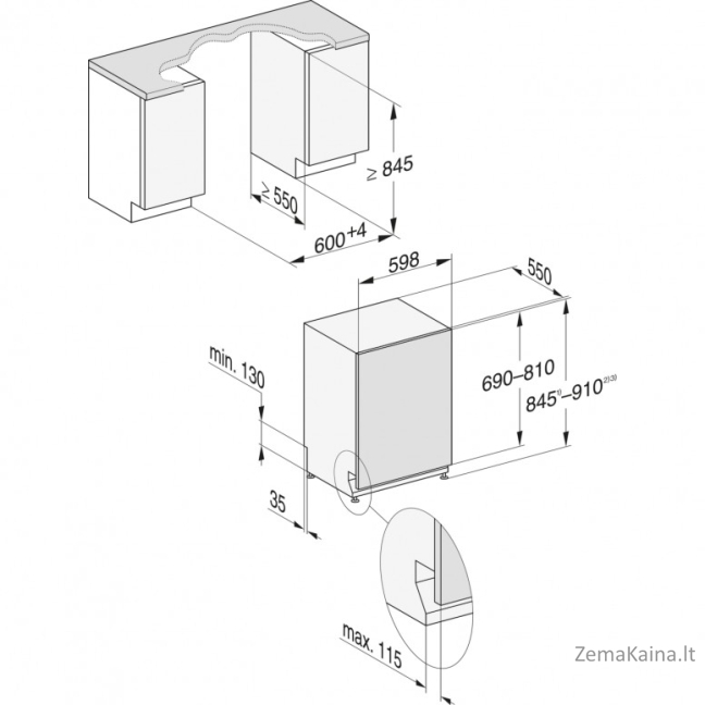 Indaplovė MIELE G 7795 SCVi K2O XXL OSW 3