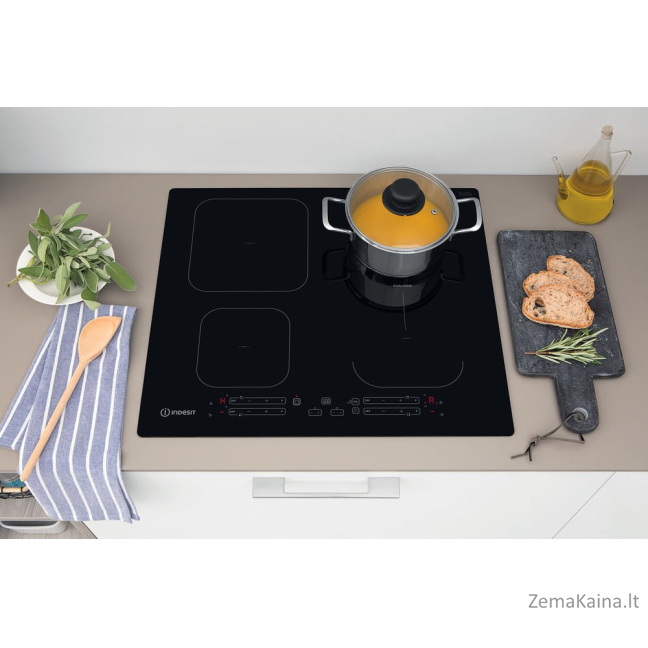 Indesit IB 65B60 NE Juoda Įmontuoti 59 cm Indukcinė viryklė, padalyta į sritis 4 zone(s) 13