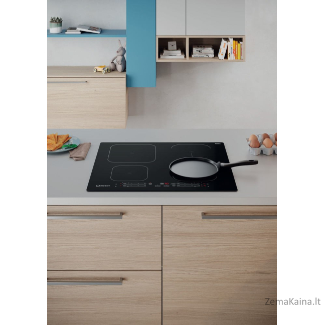 Indesit IB 65B60 NE Juoda Įmontuoti 59 cm Indukcinė viryklė, padalyta į sritis 4 zone(s) 16
