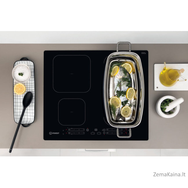 Indesit IB 65B60 NE Juoda Įmontuoti 59 cm Indukcinė viryklė, padalyta į sritis 4 zone(s) 22