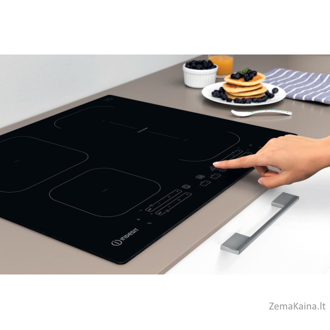 Indesit IB 65B60 NE Juoda Įmontuoti 59 cm Indukcinė viryklė, padalyta į sritis 4 zone(s) 23