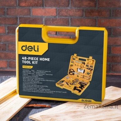 Įrankių komplektas Deli Tools EDL1048J 48 vnt. 1