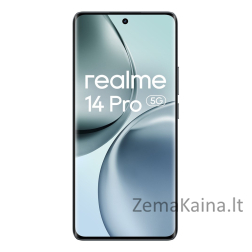 Išmanusis telefonas realme 14 Pro 5G DS 8/256 GB Suede Grey pilkos spalvos