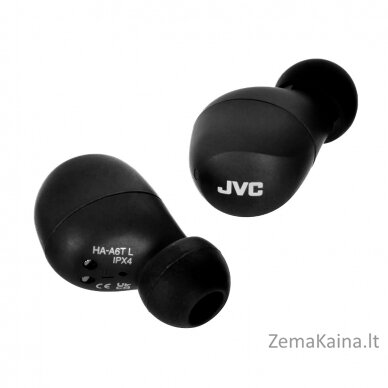 JVC HA-A6T Laisvų rankų įranga True Wireless Stereo (TWS) Įkišamos į ausį Skambučiai / muzika Bluetooth Juoda 1
