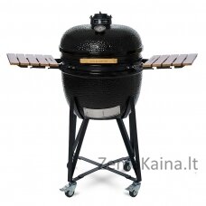 Kamado grilis su priedais Zyle 62 cm, X Large ZY24BLSET, juodas