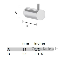 Kabliukai Smedbo Pool Zk3455