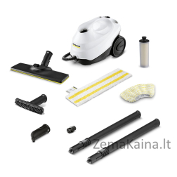 Kärcher SC 3 EasyFix Cilindrinis garinis siurblys 0,5 L 1900 W Juoda, Balta