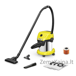 Kärcher WD 3 S 15 L Būgninis siurblys Sausas ir drėgnas 1000 W Dulkių maišas