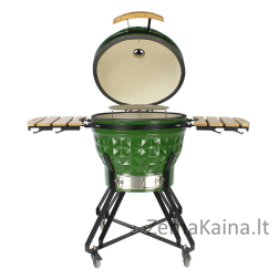 Kamado grilis su priedais Zyle 62 cm, X Large Diamond ZY24KSGRDISET, žalias