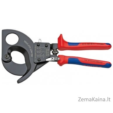 Kabelių kirpimo terkšlinės žirklės D52mm/380mm2, Knipex