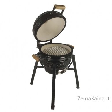 Kamado grilis su priedais Zyle 39,8 cm, Starter, ZY16KSBLSET, juodas 4