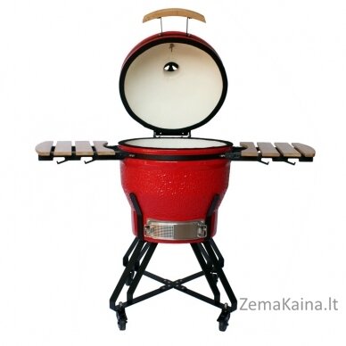 Kamado grilis su priedais Zyle 56 cm, Large ,raudonas 2