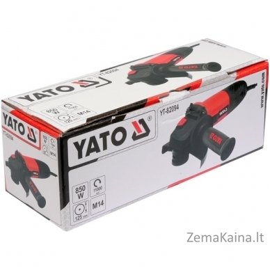 Kampinis šlifuoklis 850W, d-125mm Yato (YT-82094) 1