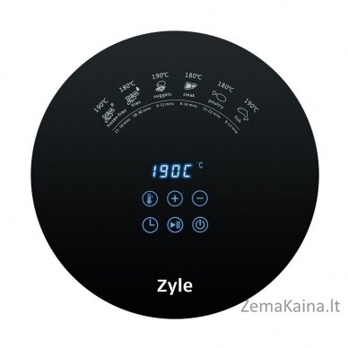 Karšto oro gruzdintuvė Zyle ZY002BAF, juoda, 1500 W 4