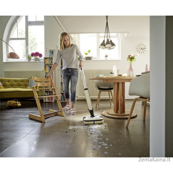 Kärcher FC 7 CORDLESS Electric broom Baterija Drėgnas Bemaišis Juoda, Balta, Geltona 2,85 Ah 4