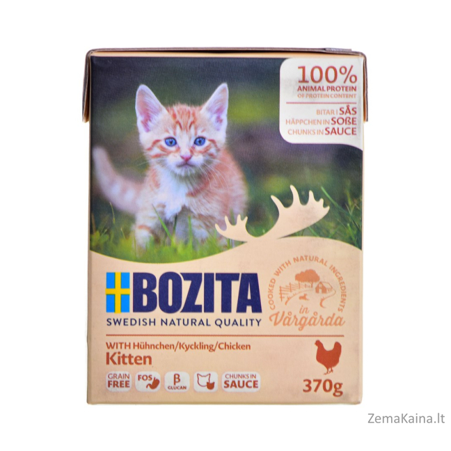 Kačių maistas Bozita Chunks in sauce with Chicken 370g 1