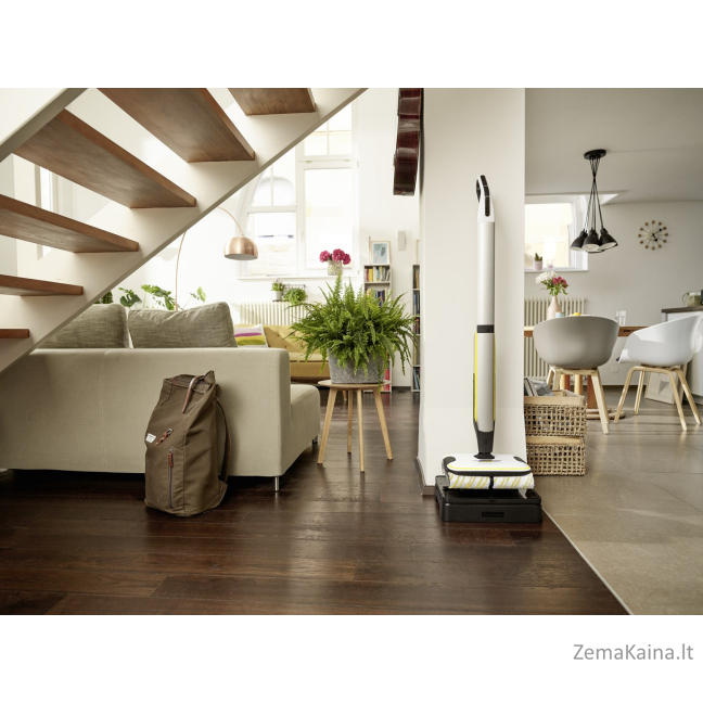 Kärcher FC 7 CORDLESS Elektrinė šluota Baterija Drėgnas Bemaišis Juoda, Balta, Geltona 2,85 Ah 10